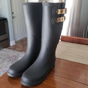 Chooka Black Matte Rain Boots